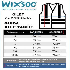 Wixsoo-Guida-Taglie-Gilet-Alta-Visibilità