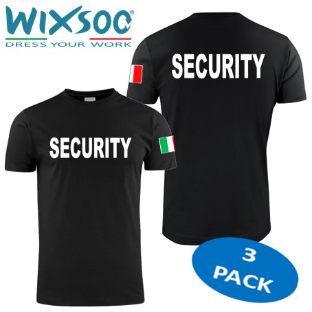 Wixsoo-T-shirt-Security-Bandiera-Stampa-Fronte-Retro-3pack