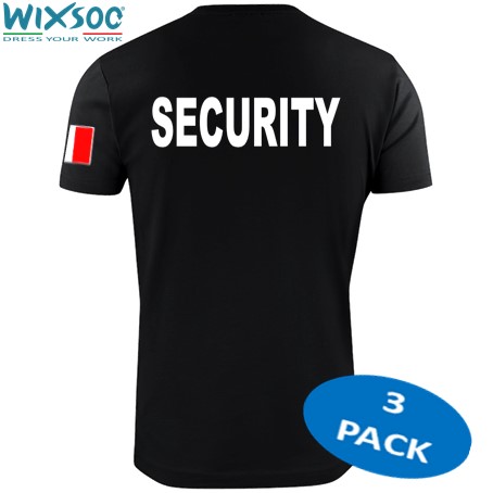 Wixsoo-T-shirt-Security-Bandiera-Stampa-Retro-3pack
