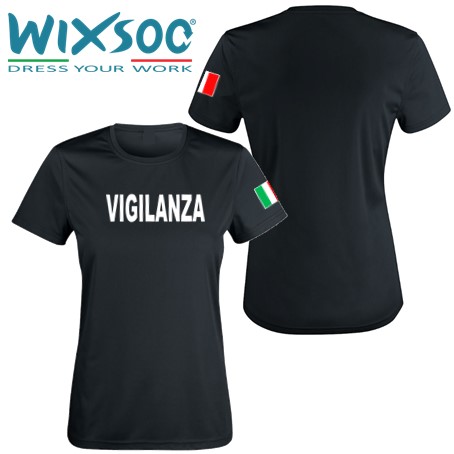 wixsoo-t-shirt-donna-nera-bandiera-vigilanza-f