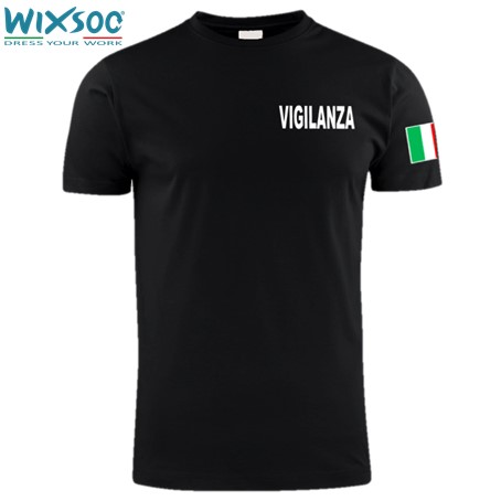 wixsoo-t-shirt-uomo-nera-bandiera-vigilanza-cf