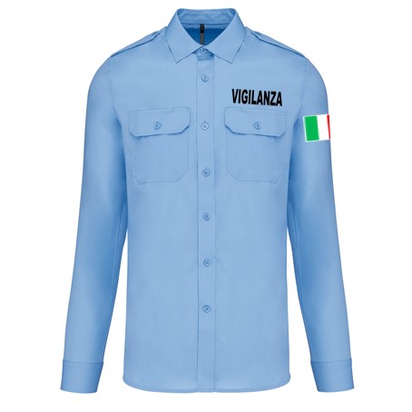 wixsoo-camicia-uomo-azzurra-italy-vigilanza-fronte