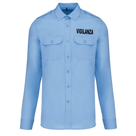 wixsoo-camicia-uomo-azzurra-vigilanza-fronte