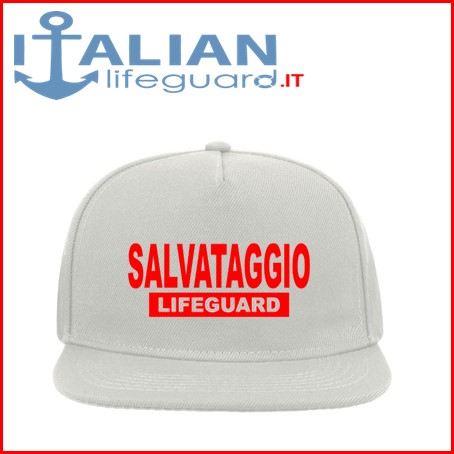 wixsoo-cappello-visiera-piatta-bianco-salvataggio-lifeguard-f