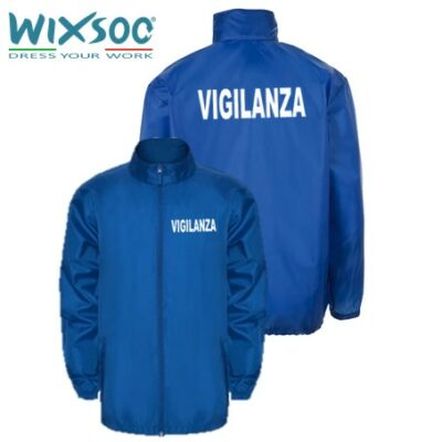 wixsoo-giacca-impermeabile-blu-royal-vigilanza-fronte-retro
