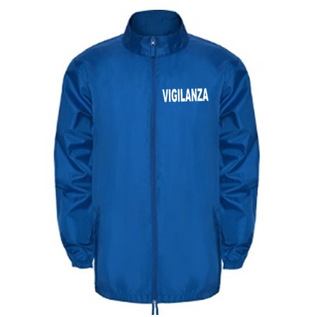 wixsoo-giacca-impermeabile-blu-royal-vigilanza-fronte
