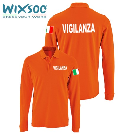 wixsoo-polo-manica-lunga-uomo-arancione-italy-fronte-retro