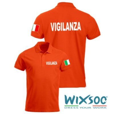 wixsoo-polo-mm-uomo-arancione-vigilanza-italy-cuore-fronte-retro