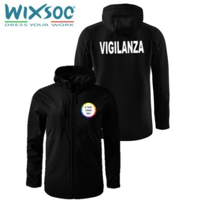 wixsoo-softshell-uomo-nero-vigilanza-personalizzata-logo-fr