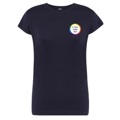 wixsoo-t-shirt-donna-navy-personalizzata-logo-fronte