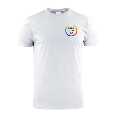 wixsoo-t-shirt-uomo-bianca-security-personalizzata-con-logo-fronte