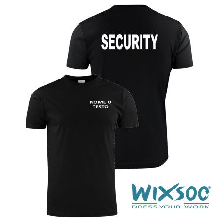 wixsoo-t-shirt-uomo-nera-security-personalizzata-nome-testo-fronte-retro