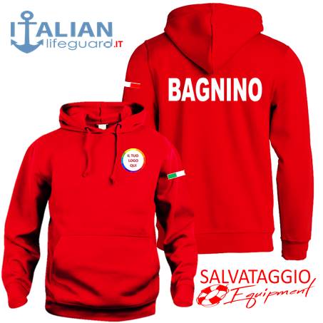 italian-lifeguard-felpa-cappuccio-logo-bagnino+bandiera