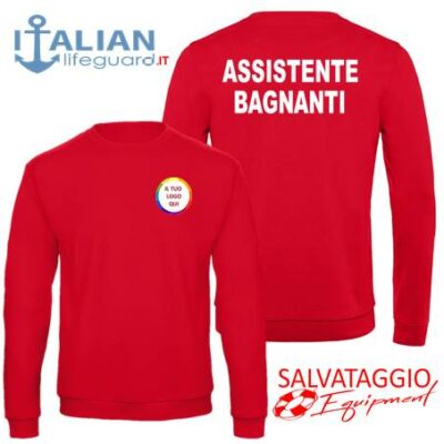 italian-lifeguard-felpa-girocollo-logo-assistente-bagnanti