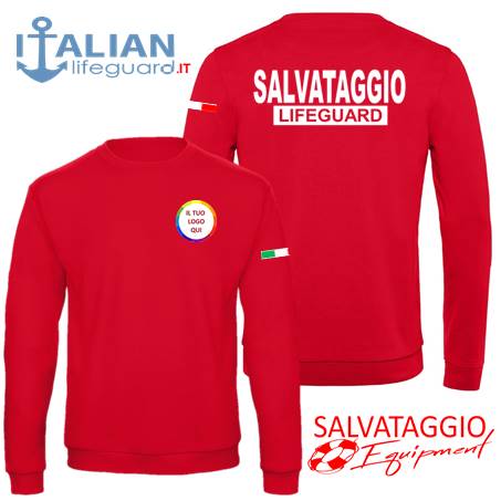 italian-lifeguard-felpa-girocollo-logo-salvataggio-lifeguard+bandiera