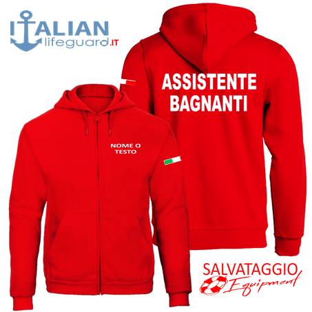 italian-lifeguard-felpa-zip-testo-assistente-bagnanti+bandiera