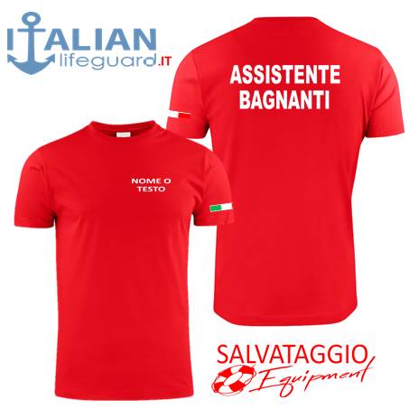 italian-lifeguard-t-shirt-rossa-personalizzata-testo-assistente-bagnanti-bandiera