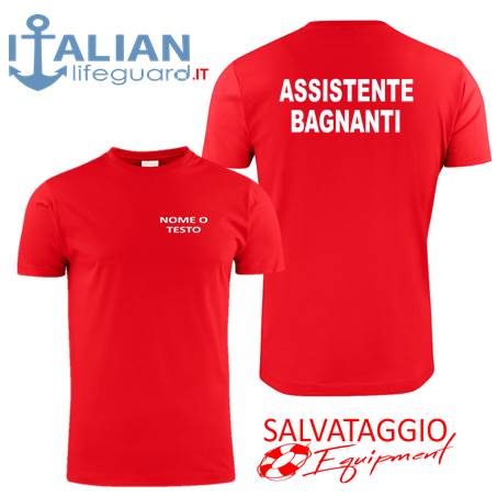 italian-lifeguard-t-shirt-rossa-personalizzata-testo-assistente-bagnanti