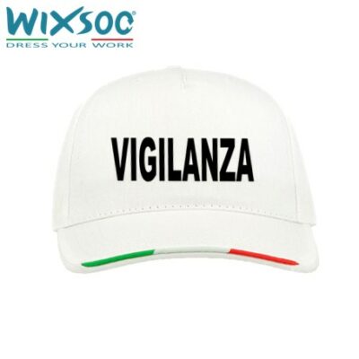 wixsoo-cappello-bianco-italy-vigilanza-rete-posteriore