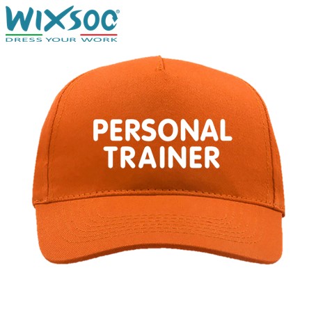 wixsoo-cappello-liberty-arancio-personal-trainer-fronte
