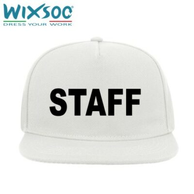 wixsoo-cappello-snap-bianco-staff
