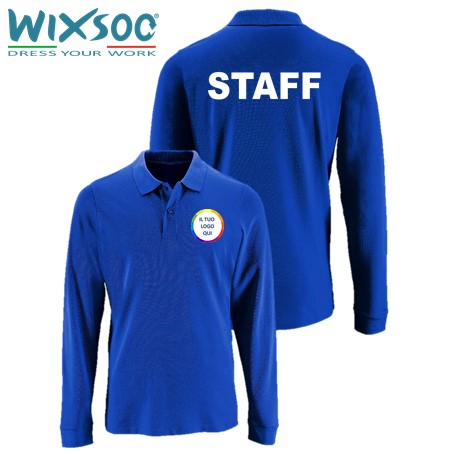 wixsoo-polo-ml-uomo-blu-royal-personalizzata-logo-fronte-staff-retro