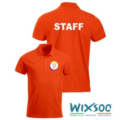 wixsoo-polo-mm-arancio-uomo-personalizzata-logo-fronte-retro-staff