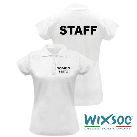 wixsoo-polo-mm-bianca-donna-personalizzata-testo-fronte-retro-staff