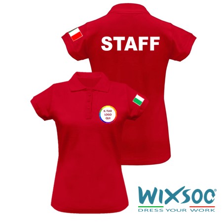 wixsoo-polo-mm-rossa-donna-personalizzata-logo-fronte-retro-staff-italy