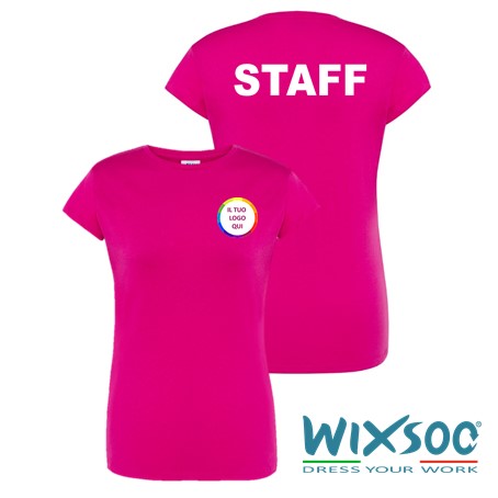 wixsoo-t-shirt-donna-staff-logo-fr-fuxia