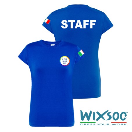 wixsoo-t-shirt-donna-staff-logo-fr-royal-italy