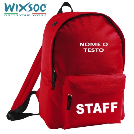 wixsoo-zaino-testo-rosso-staff